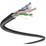 Dripstone 600026 Cat6 1000 UTP Solid Cable 23Awg LAN Network Ethernet Rj45 Wire, Black