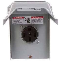 Talon LGP1S 50-Amp Enclosed, Outdoor Rated, Receptacle
