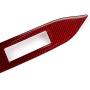 Car Styling Carbon Fiber Interior Car Dashboard Decoration Strip Center Console Custom 3D Sticker for Ford Mustang 2015 2016 2017 2018 2019 Accessories (1 Piece Red)