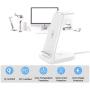 3 in 1 Wireless Charging Station, Qi-Certified Fast Wireless Charger Stand Dock for Airpods Pro/ 2, Apple Watch 6 SE 5 4 3 2, iPhone 12/11/ 11Pro/ X/XS/XR /8/8 Plus/Qi Phones