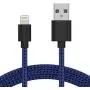 TalkWorks iPhone Charger Lightning Cable 6 ft Long Braided Heavy Duty Cord MFI Certified for Apple iPhone 12, 12 Pro/Max, 12 Mini, 11, 11 Pro/Max, XR, XS/Max, X, 8, 7, 6, 5, SE, iPad - Black/Blue TalkWorks iPhone Charger Lightning Cable 6 ft Long Braided Heavy Duty Cord MFI Certified for Apple iPhone 12, 12 Pro/Max, 12 Mini, 11, 11 Pro/Max, XR, XS/Max, X, 8, 7, 6, 5, SE, iPad - Black/Blue