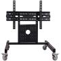 sunter98 Rolling TV Mount Stand Trolley 32-65inch Plasma Screen LED LCD Monitor Low Height Stand Cart D750