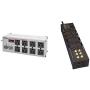 Tripp Lite Isobar 8 Outlet Surge Protector Power Strip, 12ft Cord, Right-Angle Plug & Isobar 10 Outlet Audio/Video Surge Protector Tel/Modem/Coax/Network 8ft Cord Right Angle Plug