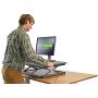 CHANGEdesk MINI Small Adjustable Height Standing Desk Converter for Laptop Macbook Single Monitor Desktop Computer portable lightweight ergonomic sit stand up corner riser affordable compact tabletop