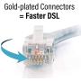 C2G/Cables to Go 28721 RJ11 High-Speed Internet Modem Cable (7 Feet)