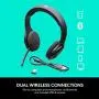 Logitech H800 Bluetooth Wireless Headset with Mic for PC, Tablets and Smartphones - Black