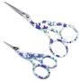 BIHRTC 2 Pairs Stainless Steel Sharp Tip Classic Stork Scissors Crane Design Sewing Scissors DIY Tools Dressmaker Shears Scissors for Embroidery, Craft, Needle Work, Art Work (3.6''-1pc+4.5''-1pc.)