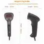 XIANJINO Barcode Scanner, 2D Barcode Scanner USB Wired Handheld Bar Code Scanner Automatic Barcode Reader Black
