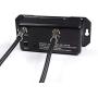 24db Distribution Amplifier - Digital TV Antenna Booster Signal Amplifier, Adjustable Boost/Gain, NTSC, ATSC, FM, UHF, VHF - 1000 MHz - Includes RG6 Coaxial Cable