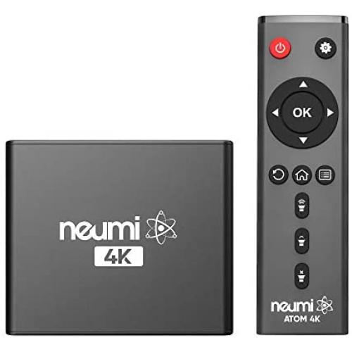 NEUMI Atom 4K Ultra-HD Digital Media Player for USB Drives and SD Cards - with HDMI and Analog AV, Automatic Playback and Looping Capability