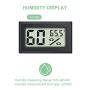 4-Pack Mini Digital Thermometer Hygrometer Indoor Humidity Monitor Temperature Humidity Gauge Meter with Fahrenheit (℉) for Humidors, Greenhouse, Garden, Cellar, Closet, Fridge Etc by DWEPTU 4-Pack Mini Digital Thermometer Hygrometer Indoor Humidity Monitor Temperature Humidity Gauge Meter with Fahrenheit (℉) for Humidors, Greenhouse, Garden, Cellar, Closet, Fridge Etc by DWEPTU