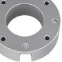 Supreme Suspensions - Front Leveling Kit for 2007-2021 Toyota Tundra and 2007-2021 Toyota Sequoia 3'' Front Lift Strut Spacers 2WD 4WD (Silver)