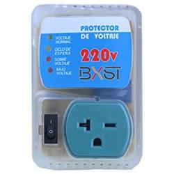 BSEED US/Spain 220V Voltage Surge Protector Home Appliance for Refrigerators/Freezers/Dryers Brownout 1 PACK