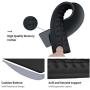 BUBM Keyboard Wrist Rest Support Pad, Memory Foam Upgraded Hand Support with Non Slipping Rubber Base, Ergonomic Arm Stand for Office, Gaming, Home, Computer, Mac (Black Keyboard Wrist Rest)