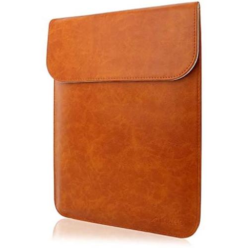 Allinside 11-12'' Laptop Sleeve for MacBook Air 11 / MacBook 12, Synthetic Leather, Brown