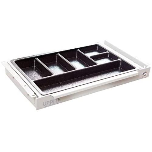 Uprite Ergo Under Desk Pen & Pencil Drawer for Height Adjustable Desks (White)
