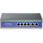 BIOXO 4 Port poe Switch with 2 Port Ethernet Uplink 100Mbps,Support IEEE802.3af/at, 78W High Power Network Switch Poe (Support Passive 48V PoE)