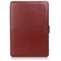 Se7enline 2020 MacBook Pro 13 inch Case PU Leather Carrying Book Folio Protective Sleeve Cover for MacBook Pro 13-inch with Touch Bar New Model A2338/A2251/A2289 with TPU Keyboard Cover Skin, Brown