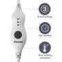 Deckey Heating Pad for Neck and Shoulder Pain Relief, Electric Heating Pads 18” x 25”, Heated Neck Wrap with Fast-Heating, Moist Heat Therapy for Cramps, 3 Heat Settings, Auto-Off, Machine Washable