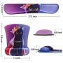 ToLuLu Keyboard Mouse Pad Wrist Rest Set, Gel Ergonomic Mouse Pads Wrist Support for Computer Laptop Home Office, Mousepad Keyboard Wrist Support Memory Foam for Easy Typing Pain Relief, Cat Princess