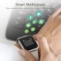 Letsfit Smart Watch, Fitness Tracker with Heart Rate Monitor, Activity Tracker with 1.3 Inch Touch Screen, IP68 Waterproof Pedometer Smartwatch with Sleep Monitor, Step Counter for Women and Men