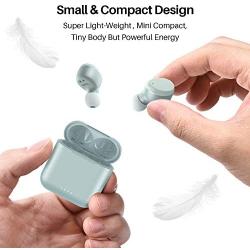 TOZO T6 True Wireless Earbuds Bluetooth Headphones Touch Control with Wireless Charging Case IPX8 Waterproof TWS Stereo Earphones in-Ear Built-in Mic Headset Premium Deep Bass for Sport (Blue)