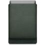 Woolnut Leather & Wool Sleeve Case Cover, for MacBook Pro 13 & Air 13 inch (New model) - Green