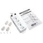 Tripp Lite Medical Grade Power Strip for Patient Care Vicinity, 4 Hospital-Grade Outlets, 120V, 15 ft. Right-Angle Cord, UL 1363A, White (PS-415-HG-OEMRA)