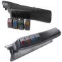 HOZAN Left-Hand-Drive A-Pillar Switch Pod with 4 Rocker Switch Power up to 4 LED Offroad Lights and Accessories Compatible with Jeep Wrangler JK 2011-2017
