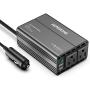 SUPERONE 300W Car Power Inverter DC 12V to 110V AC Converter with 4.8A Dual USB Car Adapter (2021 Latest, Black)