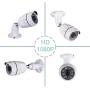 Tonton 1080P Home Security Camera System Outdoor,8CH 1080P DVR Recorder with 2TB HDD,4PCS 2MP Waterproof Bullet Camera and 4PCS Dome Camera,Smart Motion Detection and Alerts,Easy Remote Access(Silver)