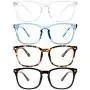 Blue Light Blocking Glasses - Blue Light Glasses for Teens/Women/Men, Blue Light Blocker Glasses Anti Eyestrain&UV/Reading/Gaming Glasses/Computer Glasses, Non Prescription Glasses(4 Pack)