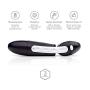 UTILYZE Most Powerful Rechargeable Electronic Foot File Wet & Dry Pedicure Tools Electric Callus Remover With Turbo-Boost Motor, 3 Rollers Included (Black)