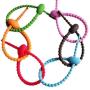Reusable Silicone Cable Twist Ties Organizer Perfect for Cord Management, Electronics Wire Strips, Kitchen, Garden Rubber Wraps and Gear Zip Tie Straps (7 inches, Non-Velcro) 30-Pack - Blue