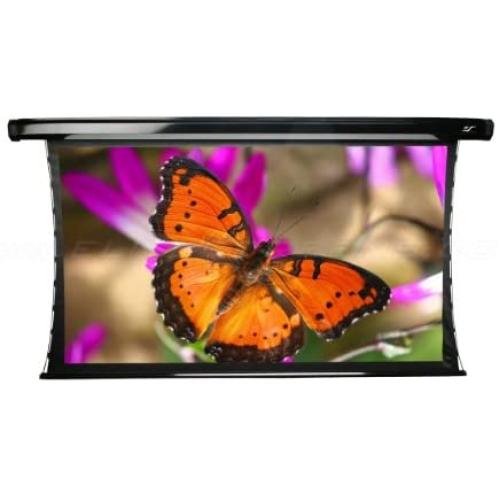 Elite Screens CineTension 2, 92-inch Diagonal 4:3, 4K/8K Tab-Tensioned Electric Drop Down Projection Projector Screen, TE92VG2