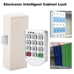 Electronic Lock, ABS Plastic Panel Intelligent Password Keypad Digital Electronic Cabinet Door Combination Lock