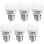 LOHAS 3W LED Light Bulb, G14 LED 25W Equivalent Light, E26 Medium Base Warm White 2700K LED Tiny Bulb, 120V Small Night Light Bulbs for Bedroom Ceiling Fan Table Lamp Lighting, Not-Dim 6 Pack