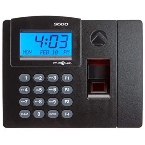 Pyramid Time Systems, Pyramid TimeTrax Elite TTELITEEK Automated Biometric Fingerprint Time Clock System with Software, Windows Compatible, Made in USA, Black