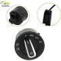 SZMWL Car Headlamp Switch Light Sensor Module, Headlight Control Switch Button Module with Auto On/Off Light Sensor for VW Golf MK6 MK5 Jetta Tiguan