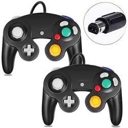 Gamecube Controller, Classic Wired Controller for Wii Nintendo Gamecube (Black-2Pack)