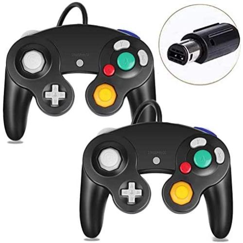 Gamecube Controller, Classic Wired Controller for Wii Nintendo Gamecube (Black-2Pack)