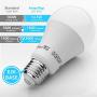 A19 LED Light Bulbs- 6 Pack, AmeriTop Efficient 14W(100W Equivalent) 1600 Lumens General Lighting Bulbs, UL Listed, 5000K Daylight, Non-Dimmable, E26 Standard Base