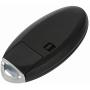 ANGLEWIDE Car Key Fob Keyless Entry Remote Flip Replacement for 07-08 Nissan Maxima Accessories 1pad 4 Buttons Black