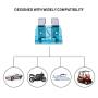 272pcs - Car Blade Fuses Assortment Kit, Automotive Fuses - Standard & Mini & Low Profile Mini (2A/ 5A/ 10A/ 15A/ 20A/ 25A/ 30A/ 35A), Car Boat Truck SUV Automotive Replacement Fuses