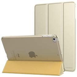 MoKo Case Fit New iPad Mini 5 2019 (5th Generation 7.9 inch), Slim Lightweight Smart Shell Stand Cover with Translucent Frosted Back Protector, with Auto Wake/Sleep - Gold