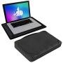 DefenderShield DefenderPad Laptop Radiation Heat Shield (Black) and DefenderPad Accessory Pillow Bundle – EMF and 5G Blocker- EMF Notebook Computer Lap Pad/Lapdesk Compatible 17” laptops