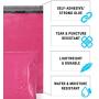 Poly mailers 7.5 x 10.5 Shipping Bags 7 1/2 x 10 1/2 by Amiff. Pack of 50 Poly envelopes. Hot Pink mailing Bags 2.5 mil Thick. Peel and Seal, Waterproof, Lightweight. Wrapping, Packing, Packaging.