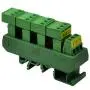 Electronics-Salon Slim DIN Rail Mount 10A/300V 5x3 Position Pluggable Screw Terminal Block Distribution Module.