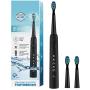 Electric Toothbrush, Electric Toothbrushes for Adults with 5 Modes, Smart Timer and 40,000 VPM Motor, IPX7 Sonic Toothbrush Electric, Rechargeable Power Electronic Toothbrush with 3 Tooth Brush Heads