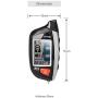 EASYGUARD EC200-K9 2 Way Car Alarm System with LCD Pager Display Remote Engine Start Turbo Timer Mode Shock Alarm DC12V Long Remote Range